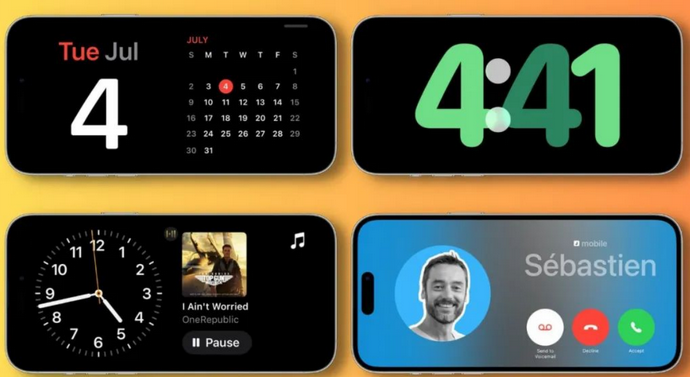 农安苹果手机维修分享iOS17横屏充电待机显示有什么好处 