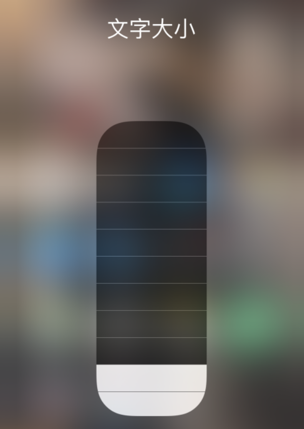 农安苹果手机维修分享小技巧：在 iPhone 控制中心快速调节字体大小 
